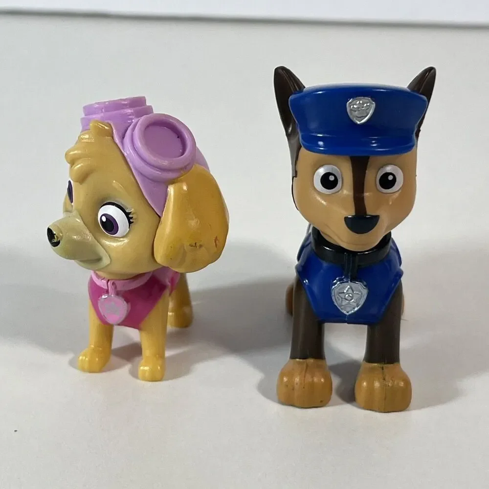 Paw Patrol Mini Figures Figurines Action Dogs Set of 2